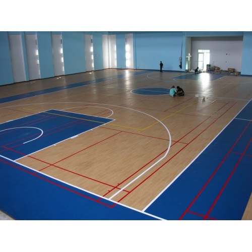 Wood Apperance PVC -Bodenbelag für Basketball