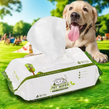 Custom Sustainable Pet Wet Cloths for Cleaning and Shampooing