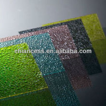 decorative material polycarbonate solid pc sheet in lychee diamond pattern