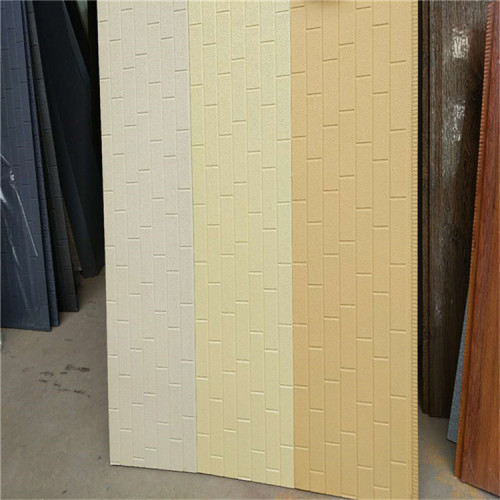 Insulated pu sandwich panel exterior metal wall siding