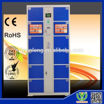 Cheap coin operated lockers/cell phone charging station lockers/mobile phone lockers cabinet