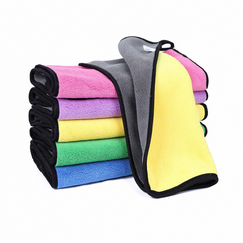 DEQI Microfiber Car Cleaning Towel Professional Car Wash Towel Cleaning Cloth Drying Towel