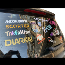 UV Proof Outdoor Durable Windshield Bumper Decals - Custom Vinyl Car Stickers
