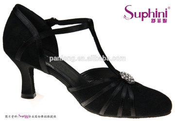 Leather Ballroom Shoes Dance Wear, Closed Toe Dance Shoes