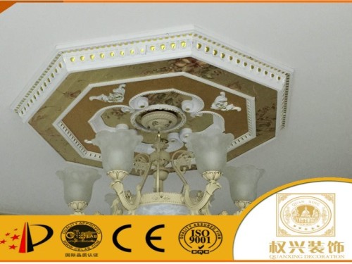 Luxury classic European style decorative polystyrene pvc ceiling tiles in china