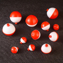 Red and White Plastic Hard ABS Fishing Float Bobber