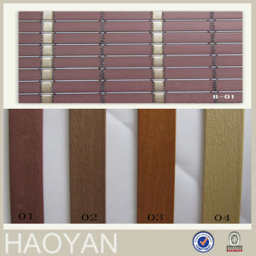 Polyester Double Blind PVC Horizontal Blind Slats