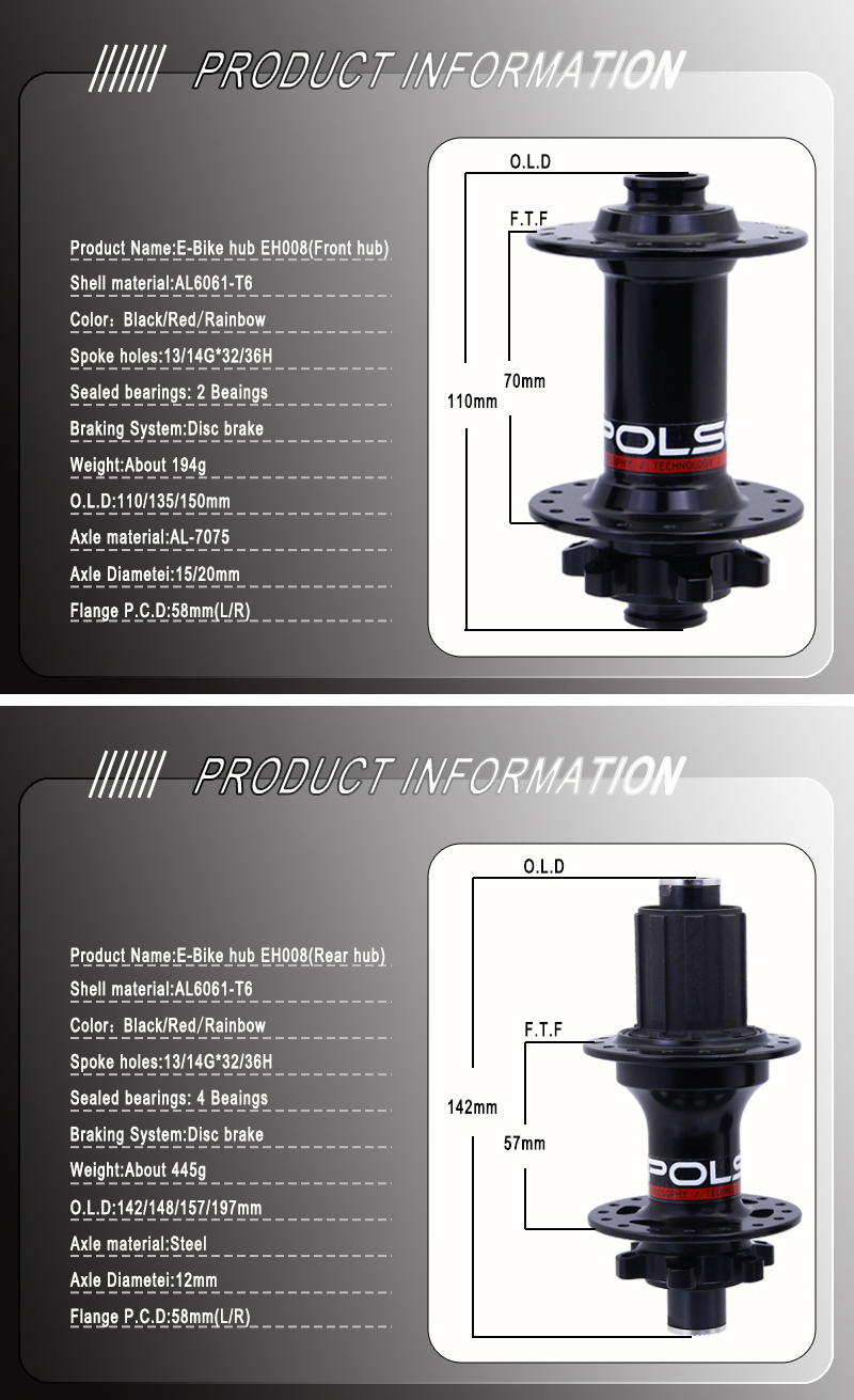 ebike hub 32h