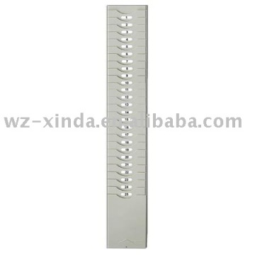 25 possitions plastic time card rack
