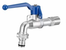 Low price cold water long neck quick opened single handle zinc water taps