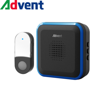 Waterproof Black Color Kinetic Mini Wireless Doorbell