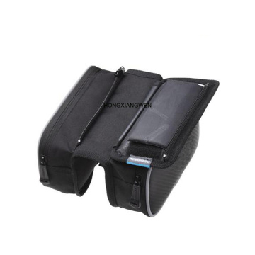 កង់ការពារទឹកជ្រាប Top Tube Phone Front Frame Bag