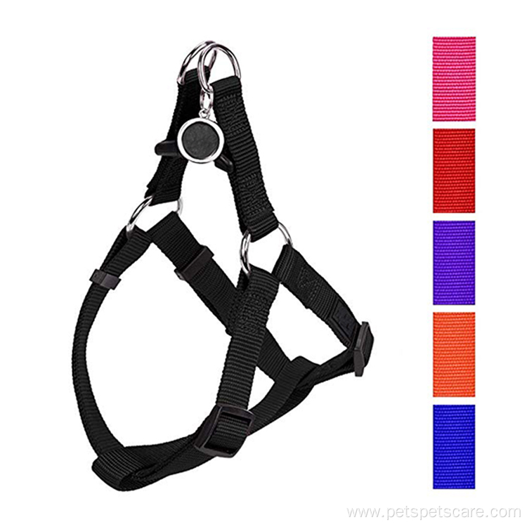 Dog Harness Outdoor Walking with ID Tag