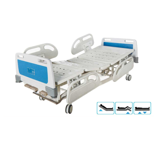 Manual three crank medical bed