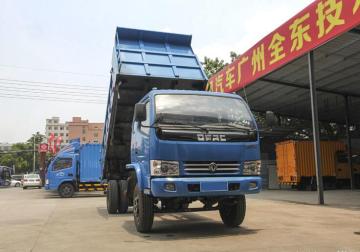 Chinese Dongfeng 4X2 Diesel 102HP Manual Gearbox Prices For Tipper Truck