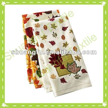 cotton embroidered kitchen towels