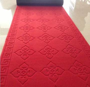 Factory direct colorful embroidery pattern carpet