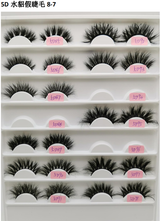 Megalook Top Quality  20mm 5D Mink False Eyelashes Vendor with Custom Eyelash Packaging