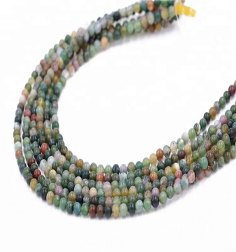 2018 Fashion Natural Round Indian Agate Loose Stone Beads For Jewelry