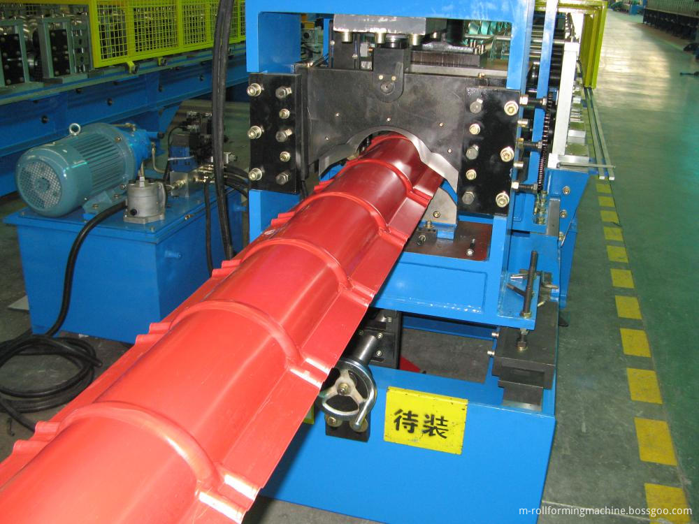 Ridge cap roll forming machine