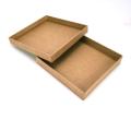 Square Brown Kraft Paper Premium Favors Gift Box