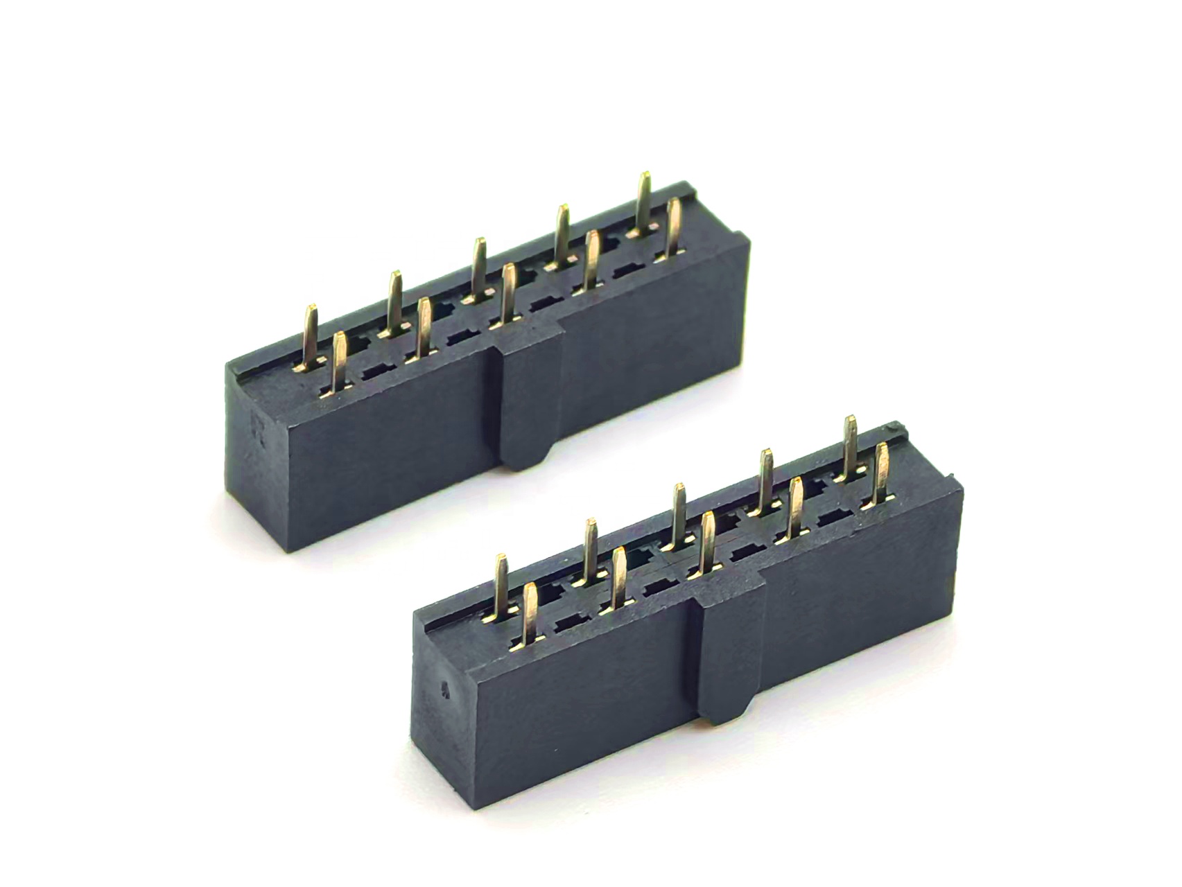 2.54mm Pitch Female Header Connector Dual Row Straight H8.5mm With Even Columns Unpopulated Y-type 2*9P 2.54mm Pitch Female Header Connector Dual Row Straight H8.5mm With Even Columns Unpopulated Y-type 2*9P