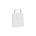 White SOS Paper Carrier Bag Small Size