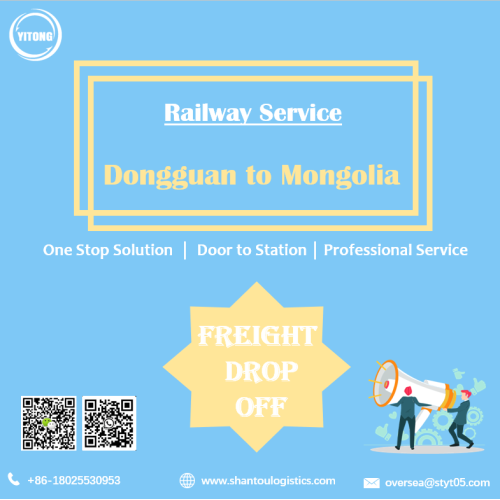 Expédition ferroviaire de Dongguan en Mongolie