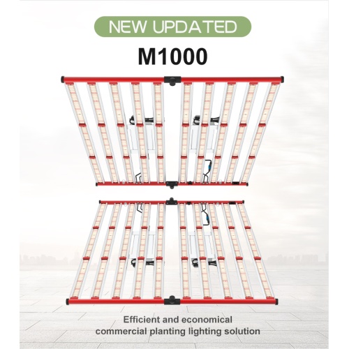 AGLEX 1000w 10 Bars Hydroponic LED Grow Light