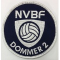 Klantontwerp voetbal voetbalteam borduurwerk patch