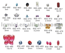 Acrylic stone button