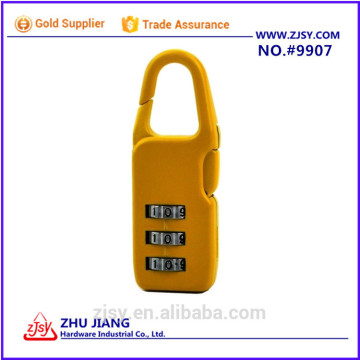 Zinc Alloy Resettable 3 Digit Combination Padlock 9907