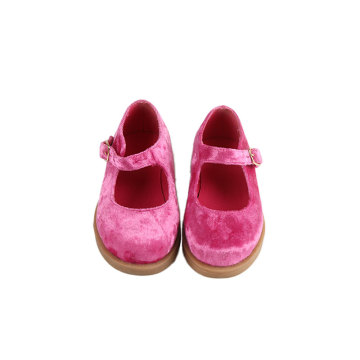Rubber Soles Mix Sizes Fancy Velvet Kids Shoes