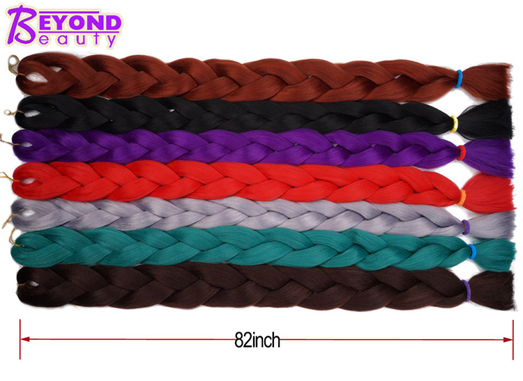 pink silver Grey black Red kinky curly braiding hair For african Women cheap braiding hair Synthetic pre stretched Braiding Hair