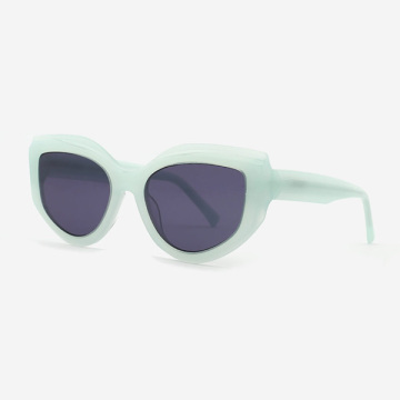 Wide butterfly and Cat-eye style Acetate Female Sunglasses