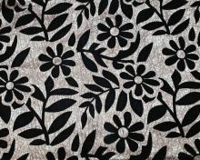 Flock Printed Fabric Upholstery Velvet for Sofa Furniture