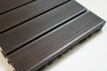 Solid strand woven bamboo outdoor balcony flooring