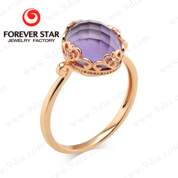 Amethyst 14K Gold Jewelry Ring Wholesales