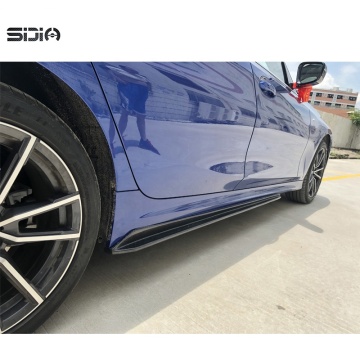 2019 universal Auto carbon fiber side skirt extensions