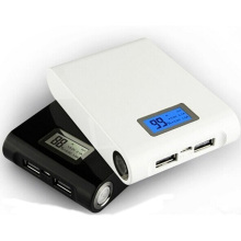 10400mAh Ultra High Capacity Compact External Battery Power Bank Portable Charger With LED Display With Flashlight
