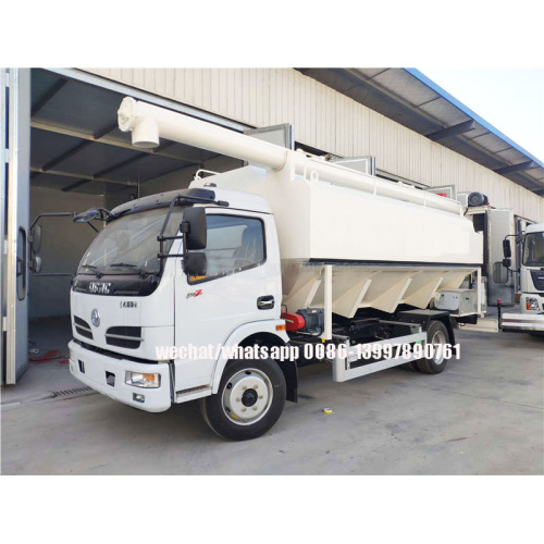 Caminhão de transporte de alimentação a granel Dongfeng 10CBM 6T