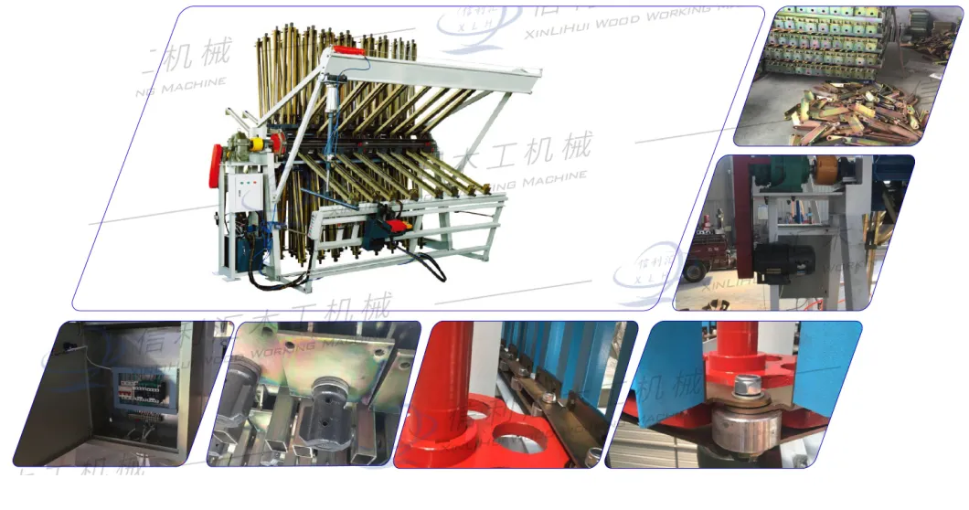 Clamp Carriers Machine Hydraulic Wood Composer Woodworking Machine / Wood Panel Assembly Machine