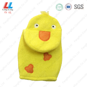 Innovative duck children bath gloves