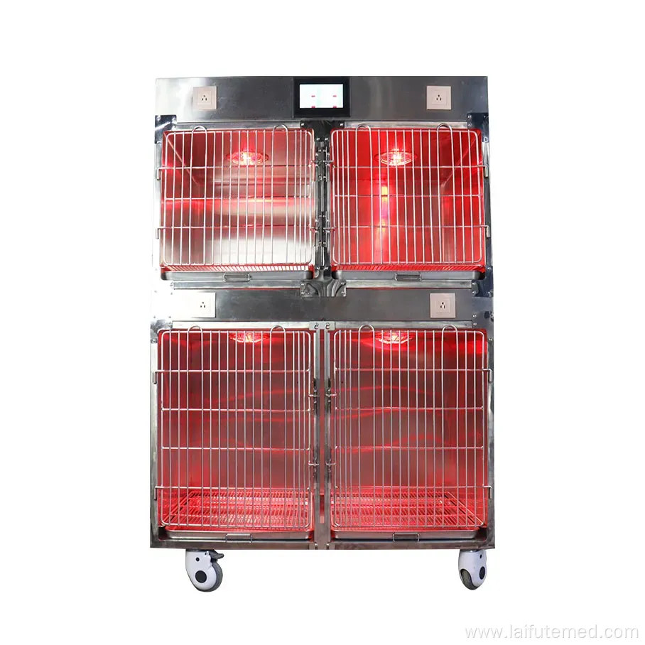 Veterinary Inpatient Oxygen Chamber with Infrared Therapy for Luxury Pet Care