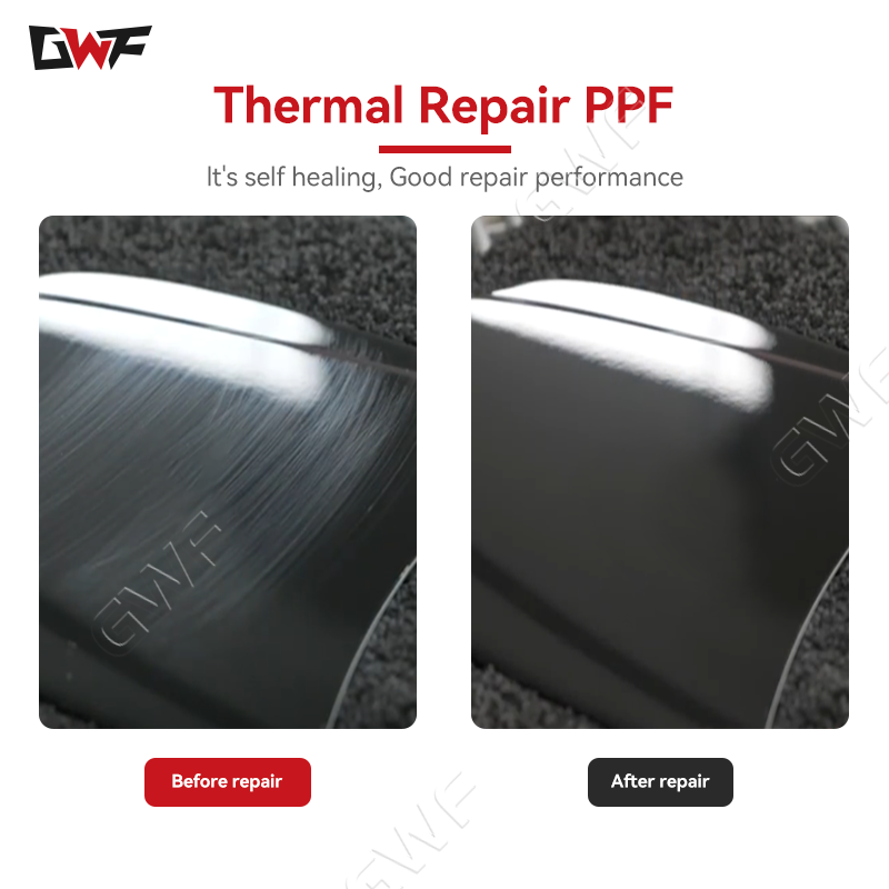 Película de protección de pintura autoinaltadora