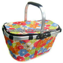 fashion house wife foldable shopping basket