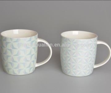New bone china mug with spoon/ bone china milk mug/ 13oz new bone china mug
