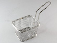 Round chip basket stainless steel fryer basket