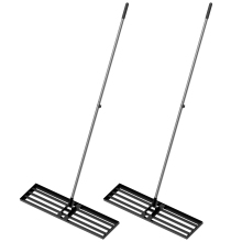 Size Selectable Ground Tool Steel Wear Plate Lawn Level Tool