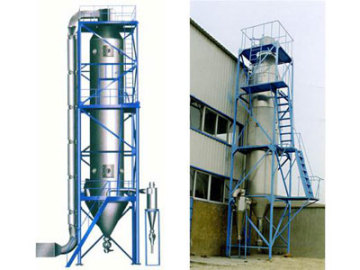 Aluminium chloride spray dryer